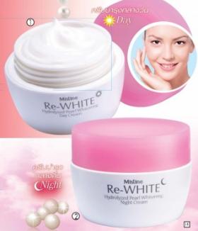 ขาย Mistine Re-White Hydrolyzed Pearl Whitening Cream **พร้อมส่ง**