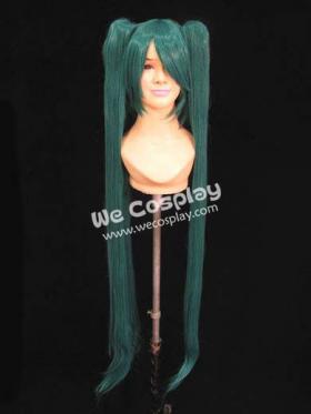 วิกผมคอสเพลย์มิคุ (Miku Vocaloid Cosplay Wig) ยาวประมาณ 120 ซม. เหมาะสำหรับ cosplay สไตล์ญี่ปุ่น/งานแฟนซีปาร์ตี้