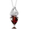 Garnet&White Topaz 1135