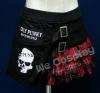 กระโปรงพั้งค์ (Punk Skirt) ลายสก๊อตสีแดง แบบฟรีไซส BD01-0158