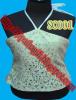 เสื้อลูกไม้ ผูกคอ สีครีม ราคา 150 บาท (มีซับใน ในตัว)