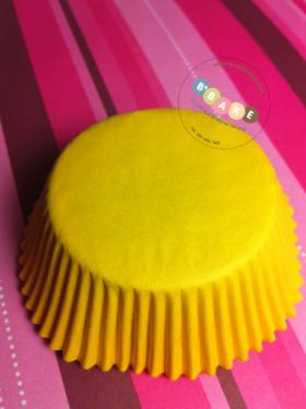 ถ้วยกระดาษ Solid Yellow Bakeing cups Standard