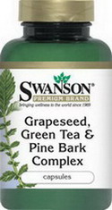 ขาย Grapeseed, Green Tea & Pine Bark Complex 375 mg swanson