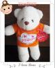 น้องหมีใส่เสื้อสกรีน เค้ารักตัวเองนะ