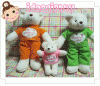 น้องหมีครอบครัว พ่อแม่ลูก สกรีนเค้ารักตัวเองนะ