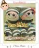 ตุ๊กตาถุงเท้า ตุ๊กตาคู่รัก Handmade พร้อมป้ายไม้