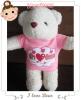 น้องหมีใส่เสื้อสกรีน เค้า ตัวเอง