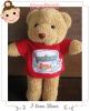 น้องหมีใส่เสื้อสกรีน ดูแลตัวเองนะ