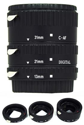 ท่อมาโคร Macro Extension Tube แบบ Manual และ Auto Focus สำหรับ Canon Nikon Olympus Sony