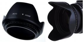 Hood เกลียวกลีบดอกไม้ หลายขนาด, Canon EW-60C EW-73B ES-62, Nikon HB-32