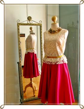 BL1202 Elegant Lace Blouse เสื้อถักลูกไม้  HOttt Promotion!!!