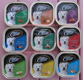 ถาดละ 35.50 บาท Cesar อาหารสุนัข ซีซ่า 100 กรัม