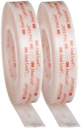 3M SJ3560 เทปดูอัลล๊อค หัวเห็ด/ตุ๊กแก 1 นิ้ว สีใส Dual Lock Reclosable Fasteners