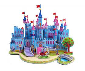 ขายปราสาทสีฟ้า  Blue fortress model3dpuzzle Super model