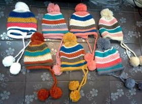 หมวกไหมพรมผสมwool  no:3