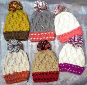 หมวกไหมพรมผสมwool  no:5