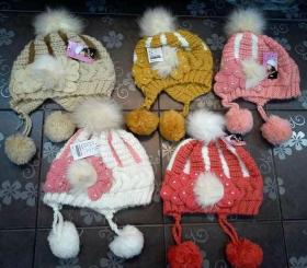 หมวกไหมพรมผสมwool  no:2
