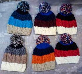 หมวกไหมพรมผสมwool  no:4