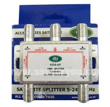ขาย Splitter dBy All Pass 4 way Splitter dBy All Pass 4 way