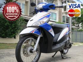 ขายแล้วค่ะ  Yamaha Mio 115i ขาว น้ำเงิน