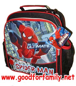 กระเป๋าเป้ 12 นิ้ว Spiderman Be  the Ultimate สีดำ สไปเดอร์แมน กระเป๋าสะพายหลัง กระเป๋านักเรียน เป้ กระเป๋าเด็ก รหัส bckpckspi013