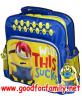 กระเป๋าเป้ Despicable Me Minion 12 นิ้ว สีน้ำเงิน-เหลือง เดสพิคเคเบิ้ลมี มินเนียน กระเป๋าสะพาย กระเป๋านักเรียน กระเป๋าเป้ กระเป๋าเด็ก รหัส bckpckdes002