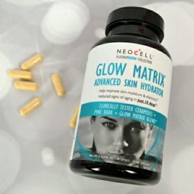 วิตามินลดริ้วรอยบนใบหน้า Glow Matrix™ Advanced Skin Hydrator, 90 Capsules  (NeoCell) 
