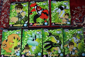 Ben10 การ์ตูนภาพ4สี (เล่ม1 2 3 4 5 8 11)(เล่ม59บาท)สภาพ99%