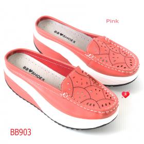 ขาย BB903-PNIK BLOVESHOES Fitness Mules Soft Comfort BB903 สีชมพู (PINK) รองเท้าลำลองพื้นยางเพื่อสุขภาพ
