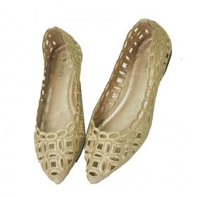 ขาย BLOVESHOES Lazy Glitter flat  BB904  สีทอง (Gold)