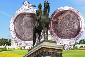 ขาย เหรียญบาท ร.๕ พร้อมตลับ Rama V Coins with silver case