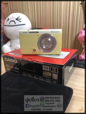 ขาย casio Zr65 สีเหลือง อุปกรณ์ครบกล่อง