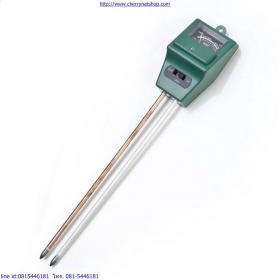 pH meter 3in1 เครื่องวัดแบบเข็ม pH ในดิน, วัดความเข้มแสง, ความชื้น