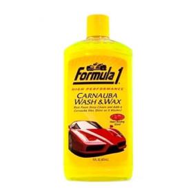 แชมพูล้างพร้อมเคลือบสีรถฟอร์มูลาร์วัน FORMULA 1 CARNAUBA WASH & WAX