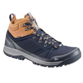 DCL QUECHUA รองเท้าหุ้มข้อผู้ชายมีคุณสมบัติกันน้ำสำหรับใส่เดินเส้นทางธรรมชาติรุ่น NH150 (สีน้ำเงิน/น้ำตาล)
