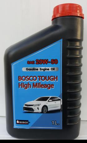 ขาย BOSCO น้ำมันเครื่องเบนซินBosco Tough High Mileage 20W-50