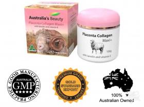 ครีมรกแกะสูตรเข้มข้น ผสม คอลลาเจน วิตามินอี ของแท้ 100% จาก ออสเตรเลีย Australia's Beauty Placenta Collagen Maxi + with lanolin and vitamin e