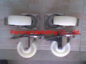 ล้อไนล่อนขาแป้นสเตนเลส 4, SUS-Nylon caster wheel