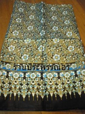 ผ้าพิมพ์ทอง เนื้อดี สีสันสดใส หน้ากว้าง 2 เมตร