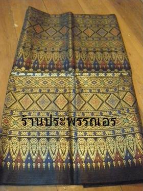 ผ้าพิมพ์ทอง เนื้อดี สีสันสดใส หน้ากว้าง 2 เมตร