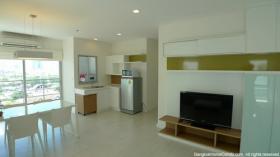 514 - ให้เช่า คอนโด ใหม่ เดอะรูม รัชดา ห้องมุม วิวสระ ชั้น9 2นอน1น้ำ 61ตรม ใกล้ MRT ลาดพร้าว 30000บ/ด