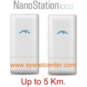 ขาย ชุดอุปกรณ์ Ubiquiti NanoStation5 Loco