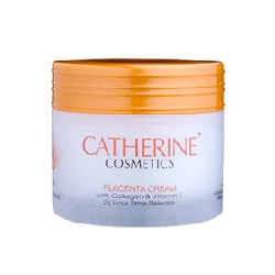 Catherine แคทเทอรีน ครีมรกแกะ ผสมคอลลาเจน และวิตามินอี สูตร 3 IN 1