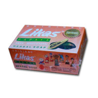 สบู่มะละกอ Original Likas Papaya Skin Whitening Herbal Soap ขนาด 135 กรัม