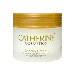 Catherine แคทเทอรีน ลาโนลินครีม ผสมน้ำมันเมล็ดองุ่นสกัด และวิตามินอี