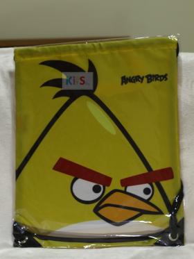 ถุงผ้าหูรูด ลายการ์ตูน Angry Birds - Yellow Bird