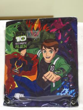 ถุงผ้าหูรูด ลายการ์ตูน Ben10 ลาย 1