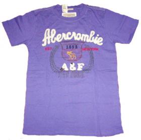 ขาย เสื้อยืด Abercrombie สีม่วง ขนาด M