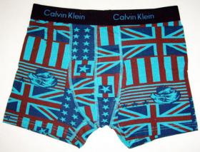 บ๊อกเซอร์ Calvin Klein สีฟ้าลายธงชาติอังกฤษ