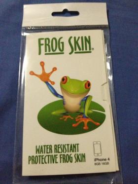 ลุยเล่นน้ำสงกราน์นี้ ด้วย Frog Skin iPhone4,4s ฟิล์มกันน้ำคุณภาพสูง ของแท้